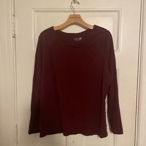 Plus size ribbed tee